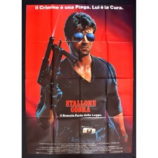 manifesto COBRA sylvester stallone brigitte nilsen rocky rambo A156