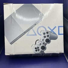Sony Playstation 2 PS2 Slim Silver console originale Funzionante Scatola Boxata