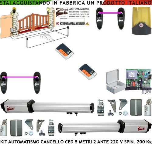 Cancello battente kit - cancello, mt