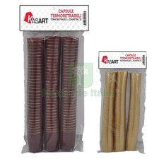 CF CAPSULE TERMORETRAIBILI PER BOTTIGLIE VINO NERO Ã˜ 31 X H 55 MM: