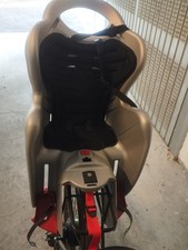 SEGGIOLINO BICI BAMBINO ATTACCO PORTAPACCHI OMOLOGATO 22Kg POSTERIORE GRIGIO 