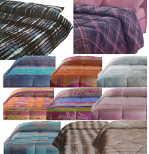 Trapunta singola invernale Bassetti doubleface cotone piumone letto piazza posto