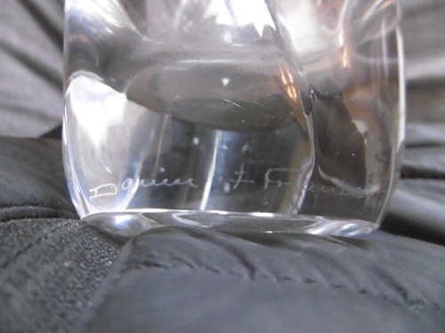 Daum france signé grand vase - daum,