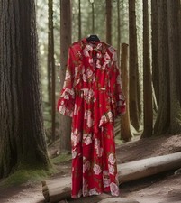 ZARA ABITO MIDI IN TULLE CON