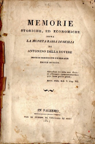 Memorie storiche ed - storiche,,