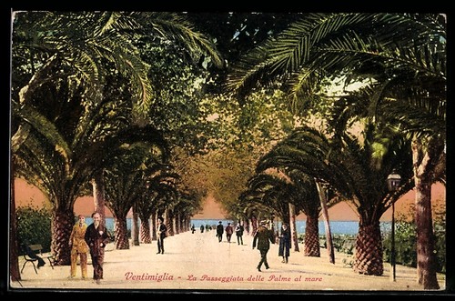 Cartolina ventimiglia la - cartolina, ventimiglia,