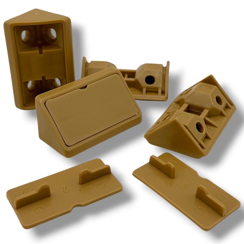 Staffa angolare beige