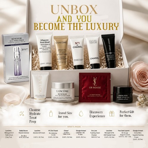 Lotto campioni skincare lusso
