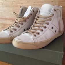 Leather crown sneaker - leather, donna