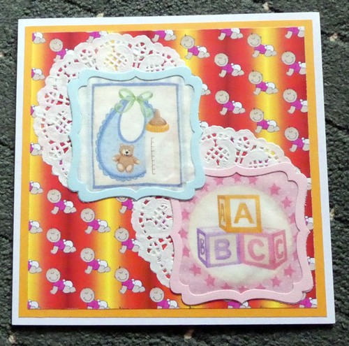 Biglietto nascita gemelli - biglietto,