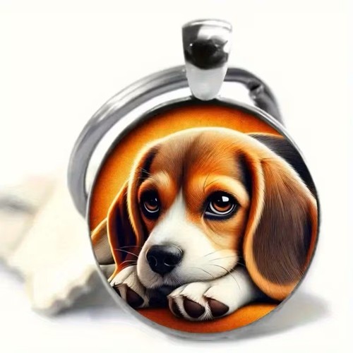 Beagle cucciolo portachiavi