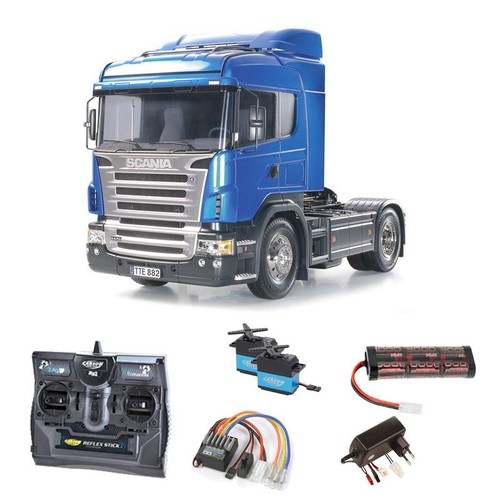 Set completo tamiya scania - tamiya,