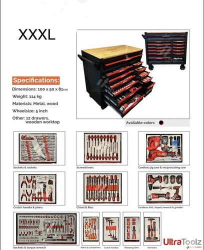Carrello porta attrezzi xxxl - attrezzi,