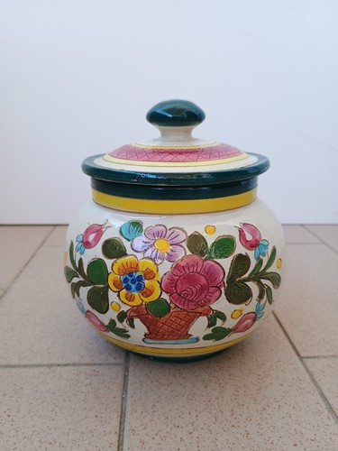 Barattolo vasetto maiolica