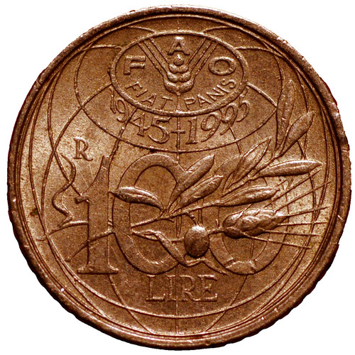 Italy 100 lire - italy, km#