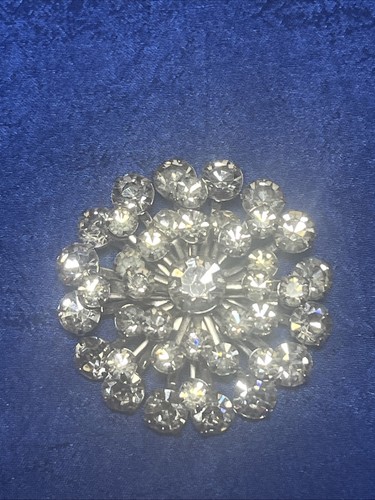 Set spilla strass vintage