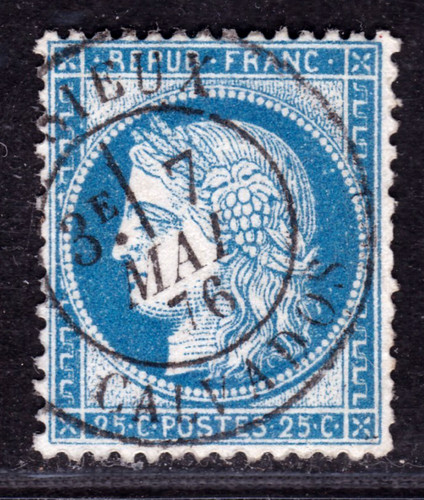 Timbre 1871 france - france, n°