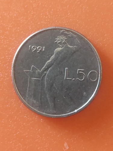 Italia moneta 50 lire - -,