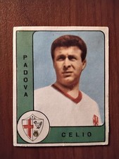 FIGURINA STICKER ALBUM CALCIATORI PANINI 1961/62 CELIO (PADOVA) ORIGINALE OPACA