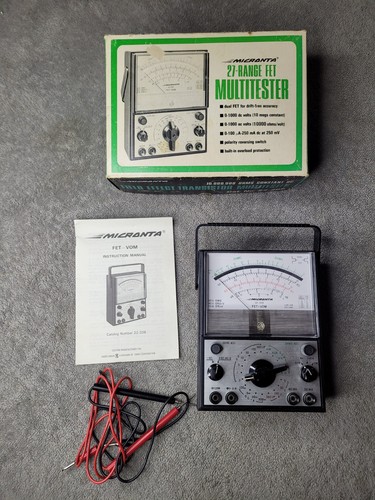 Multitester vintage micronta - multitester,