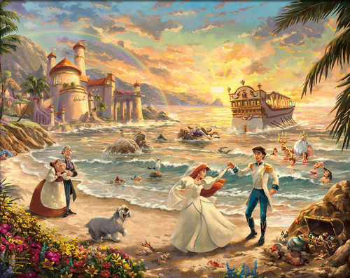 Quadro disney sirenetta - quadro,