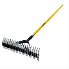 RASTRELLO AERATORE DOPPIO 32 DENTI MANICO ULTRALEGGERO FIBRA DI VETRO AUSTRALIAN