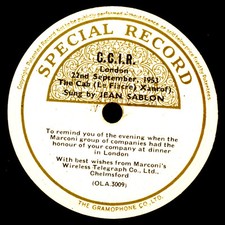 ERINNERUNGSPLATTE MARCONI