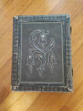 Album d'epoca per fotografie formato Cabinet - fine '800