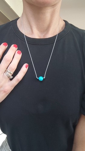 Collana girocollo con turchese