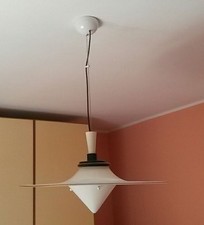 VINTAGE CHANDELIER DESIGN FABBIAN '70 SPACE AGE NASON GLASS HAND MADE 