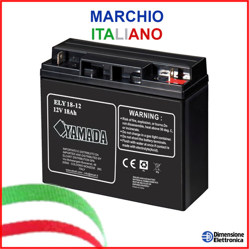Batteria 12v 18ah piombo - al,