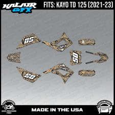 Graphics Kit for Kayo Pit bike