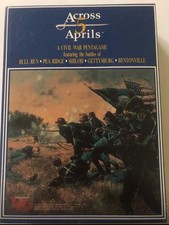 Wargame Boardgame - ACROSS 5 APRIL - By Victory Games - Come Nuovo