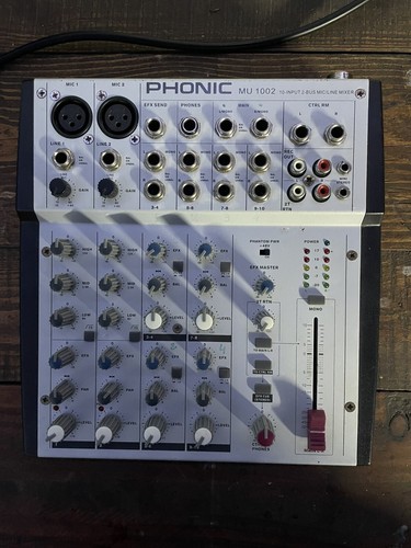 Mixer phonic 1002 - mixer,
