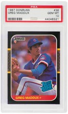 Greg Maddux 1987 Donruss