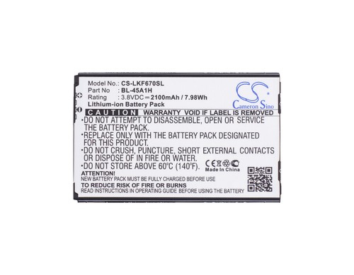 Replacement battery for - replacement, lg