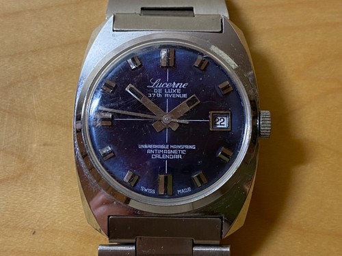 Vintage watch reloj lucerne - watch,