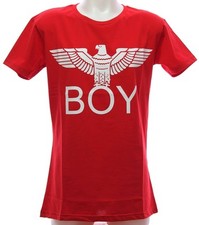 Boy London T-shirt rossa con