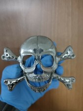 Fibbia per cintura teschio