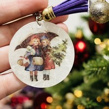 Christmas key rings - christmas,