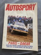 Autosport Magazine 1988 Multi Listing Choose From List Formula 1 2 3