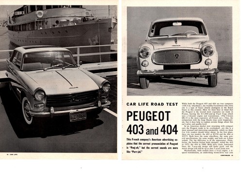 Peugeot 403 404 1961 - peugeot,