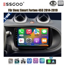 2+64 GB Android 14 autoradio navigatore GPS per Mercedes Benz Smart Fortwo Forfour 453