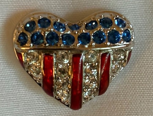 Spilla patriottica swarovski - spilla, a