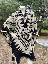 Poncho in lana di alpaca
