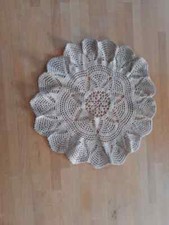 Centrino rotondo color ecru