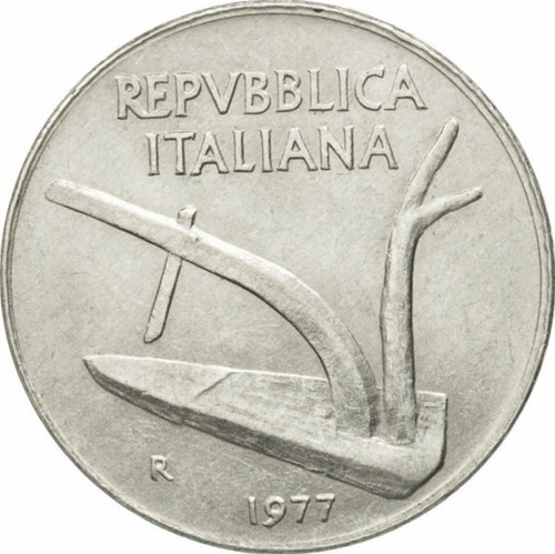 Lire 1977 spighe repubblica - 10,