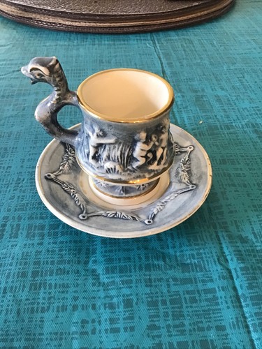 Tazza espresso capodimonte blu - tazza,