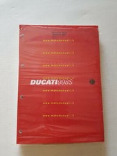 DUCATI 998 S 2002 manuale officina SPAGNOLO PORTOGHESE originale WORKSHOP MANUAL