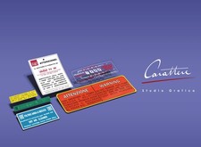 KIT ADESIVI FIAT 500 L - F dopo il 1968 - R | 6 adesivi